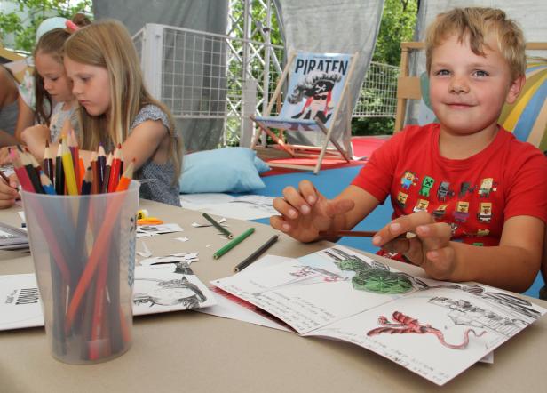 Kinder machen Bücher: Von Fantasie- und echten Donau-Drachen