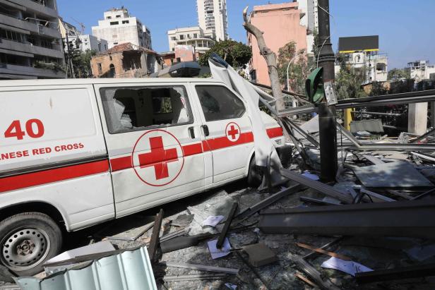 Wie im Krieg: Bilder zeigen die massive Zerstörung in Beirut