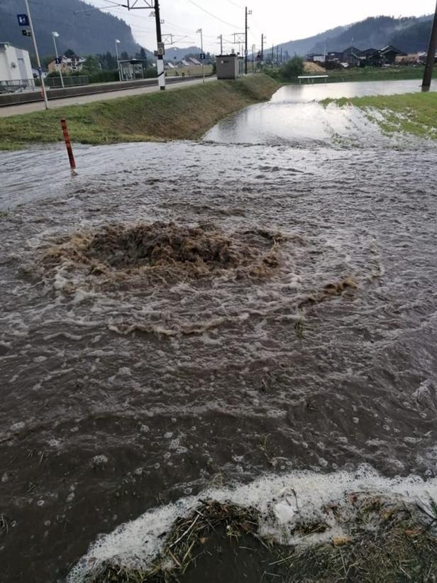 Unwetter: Massive Überschwemmungen in der Steiermark und Kärnten