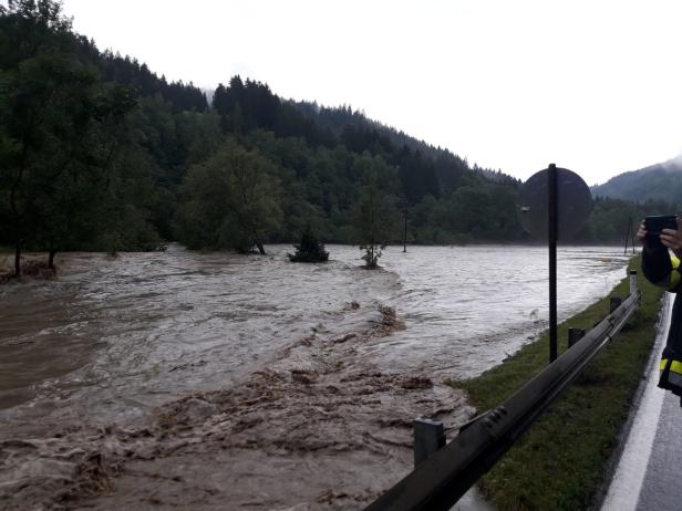 Unwetter: Massive Überschwemmungen in der Steiermark und Kärnten