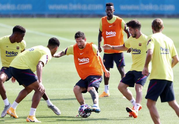 FC Barcelona's training session