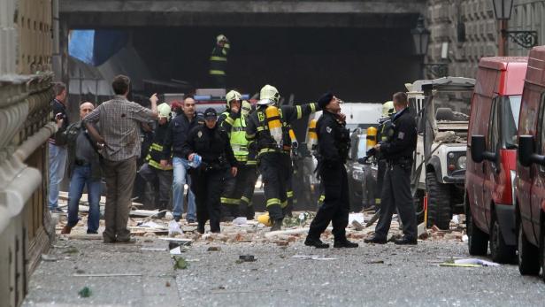 Verletzte nach Explosion in Prag