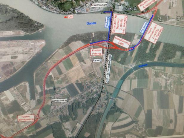 Bürger kündigen Aktionen gegen Trasse zu neuer Donaubrücke an