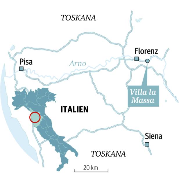 Die schönste Villa der Toskana: am Arno, gleich bei Florenz