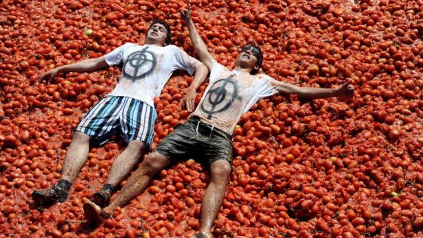 Schlacht der Schlachten: Spaniens "Tomatina"