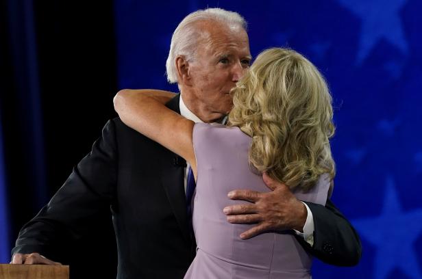 Former U.S. Vice President Joe Biden accepts the 2020 Democratic presidential nomination