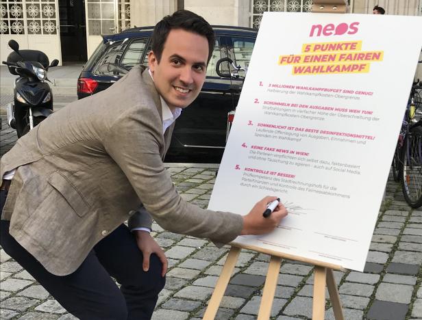 Wien: Neos wollen verbindliche Regeln für Wahlkampf ohne Fake News