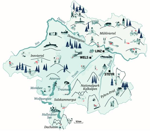 Entdecken, erleben und entspannen in Oberösterreich