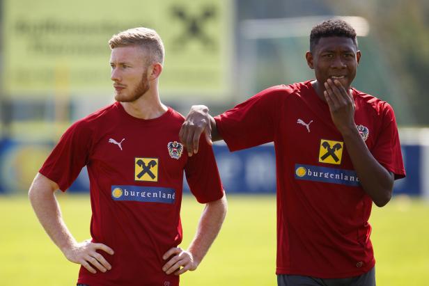 TRAINING DES ÖFB-TEAMS IN BAD WALTERSDORF: KAINZ / ALABA