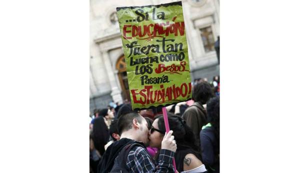 Chile: Küssen für Bildung