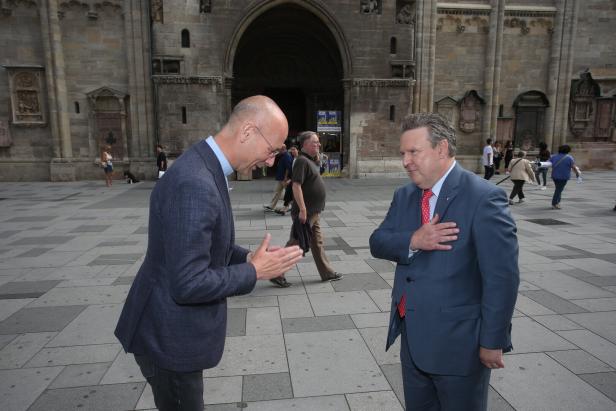 Michael Ludwig und Toni Faber. 