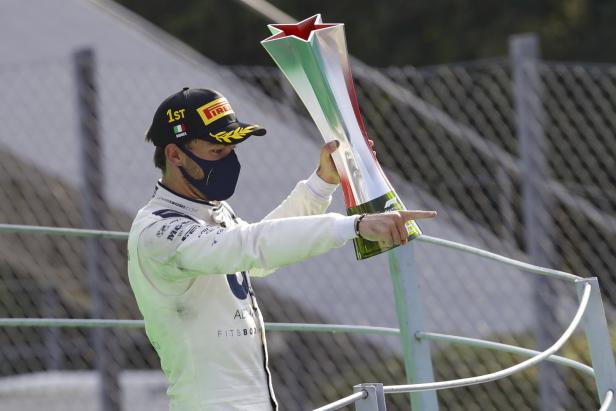 Sensationserfolg: Pierre Gasly gewinnt Chaos-Rennen in Monza