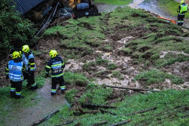 Erneut Schäden nach Unwetter in der Steiermark und in Kärnten