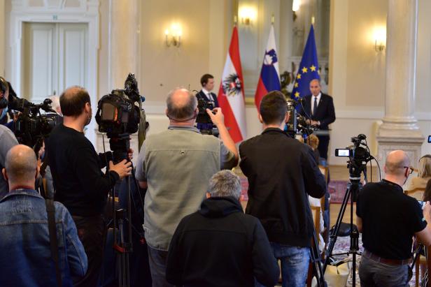 Austrian Chancellor Sebastian Kurz visits Slovenia