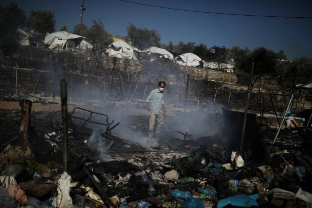 Brand in Lager Moria: Neue Debatte über Flüchtlingsverteilung
