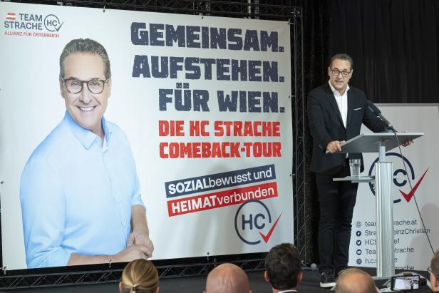 Wahlkampfauftakt von HC Strache