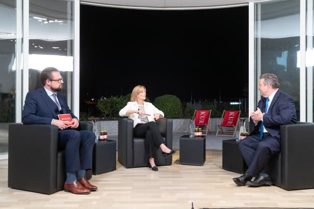 TV-Interview mit Bürgermeister Michael Ludwig