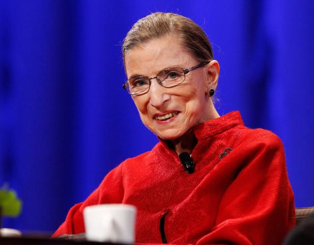 FILE PHOTO: Justice Ginsburg attends the lunch session of The Women's Conference in Long Beach