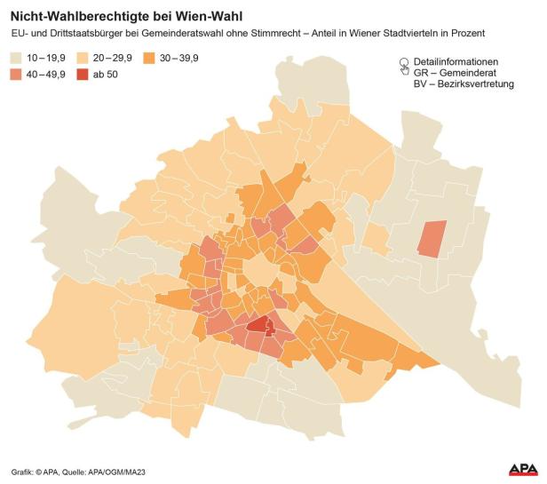 Wien-Wahl: Warum es am Gürtel weniger Wahlberechtigte gibt