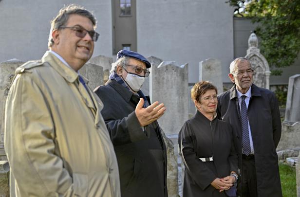 Van der Bellen besuchte Jüdischen Friedhof Währing