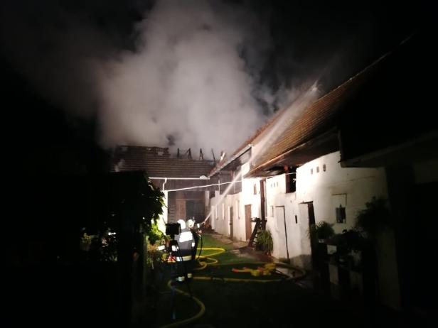 Kroatisch Gerersdorf: 60 Feuerwehrleute löschten Brand
