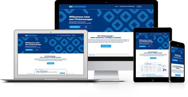 aws Fördermanager 2.0 - Multiscreen-Darstellung