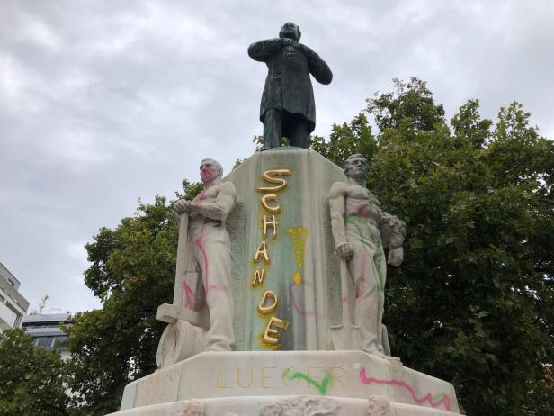 "Schandwache" bei Lueger-Denkmal: Künstler fordern Umgestaltung