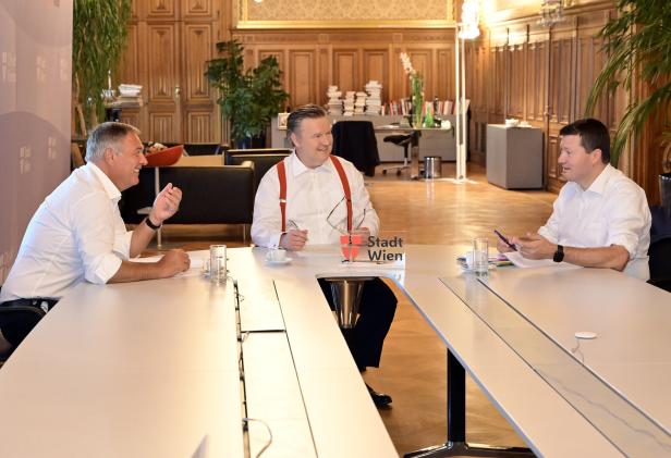 Bgm Ludwig, Prof. Dr. Martin Selmayr und Herr Präs. DI Walter Ruck