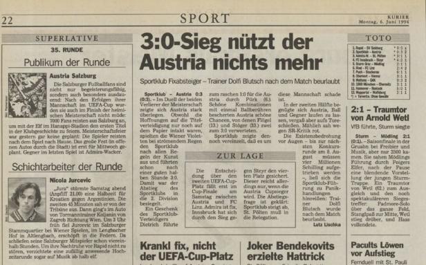 Sport-Club gegen Austria: Ein Klassiker nach 26 Jahren Pause