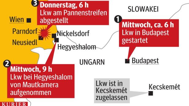 Burgenland: Mehr als 70 Tote aus Lkw geborgen