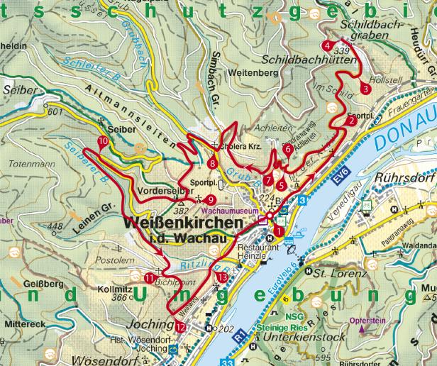 Weinwandern in  Niederösterreich und Wien