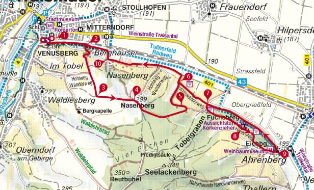 Weinwandern in  Niederösterreich und Wien