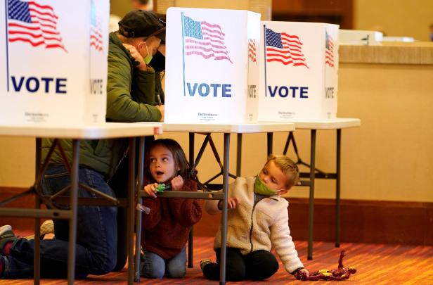 US-Wahl: Der Tag in Bildern