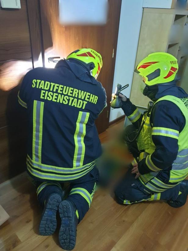 Kleinkind sperrte sich selbst ein: Feuerwehr Eisenstadt im Einsatz