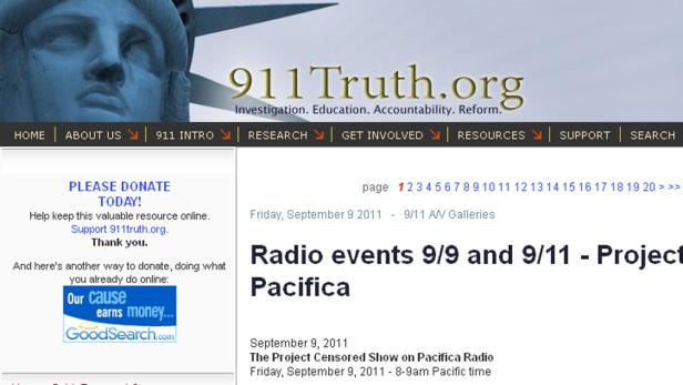 9/11-Aktivitäten im Internet