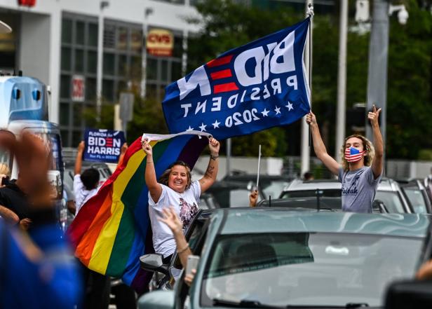 Partystimmung in US-Metropolen: "Endlich Schluss mit dem Hass"