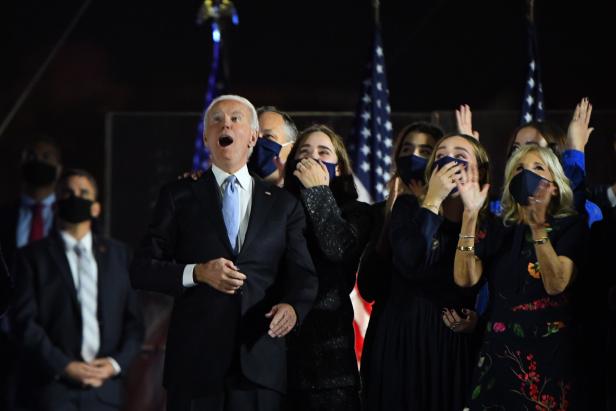 President-elect Joe Biden and Vice President-elect Kamala Harris celebration in Wilmington