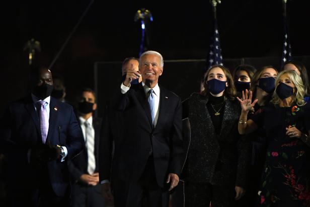 President-elect Joe Biden and Vice President-elect Kamala Harris celebration in Wilmington