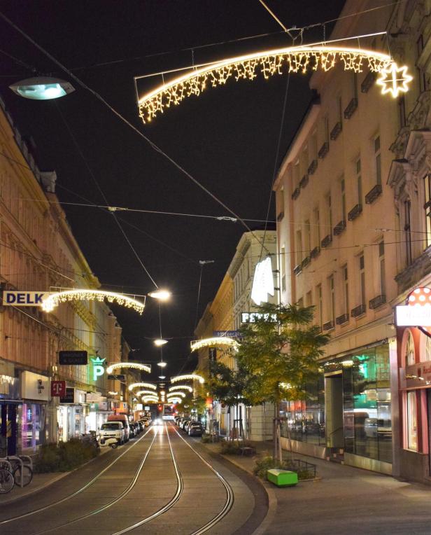 Diese Einkaufsstraßen in Wien haben eine neue Weihnachtsbeleuchtung