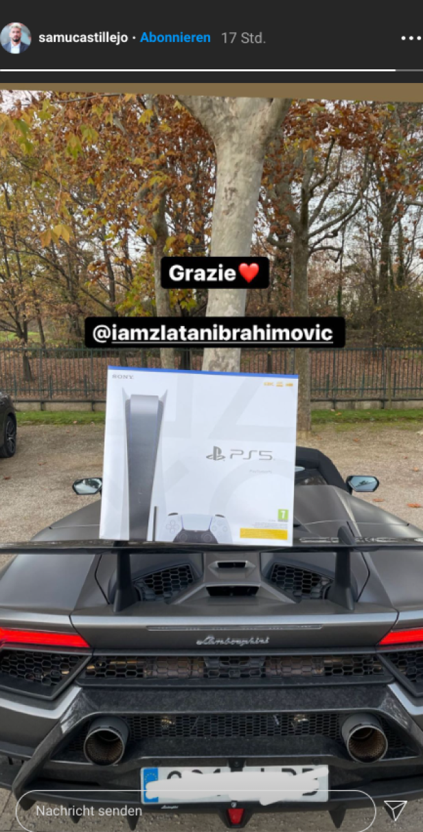 Ibrahimovic schenkte all seinen Mitspielern eine Playstation 5