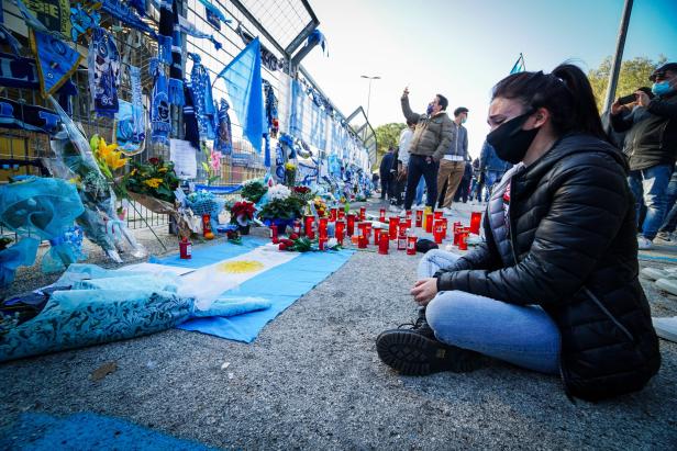 Naples shocked by death of Maradona