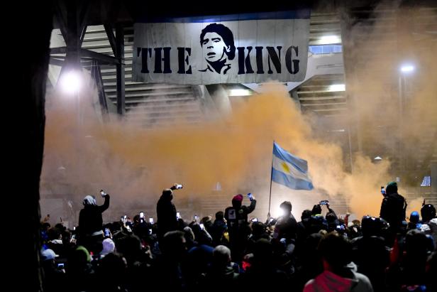 Naples shocked by death of sccer legend Maradona