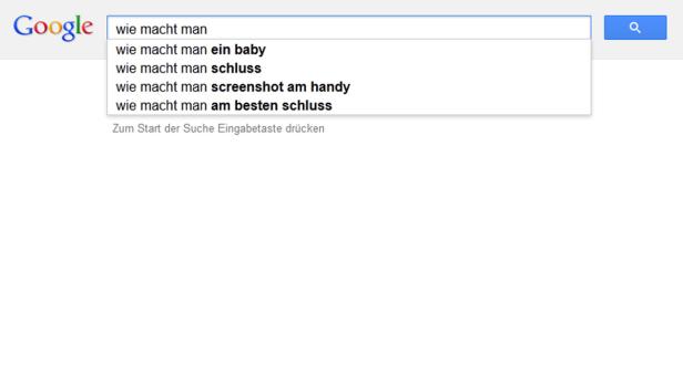 Googles fragwürdige Suchvorschläge