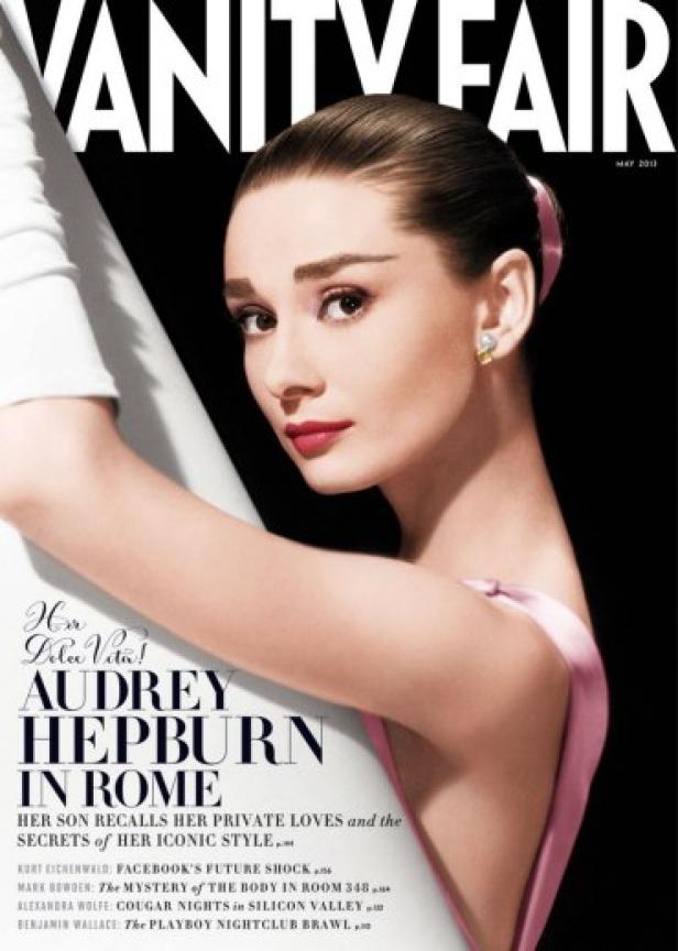 Das Cover von Vanity Fair mit Audrey Hepburn in Rom.