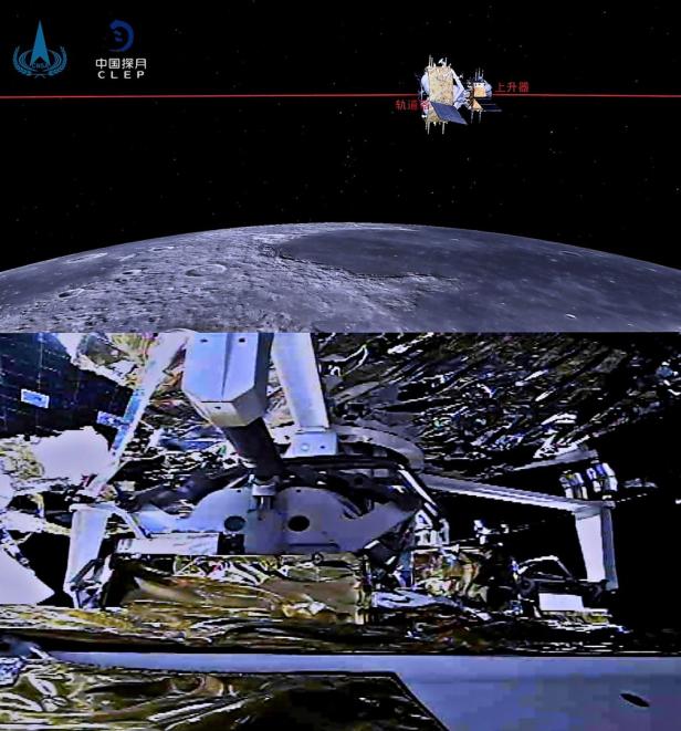 Chinas Flagge auf dem Mond: High-Tech-Tricks und Click-Rekorde