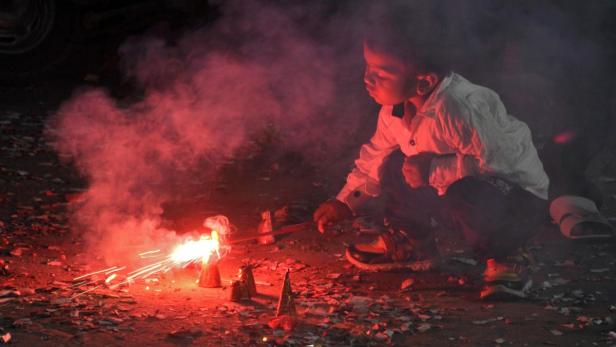 Diwali 2014: Indien im Lichtermeer