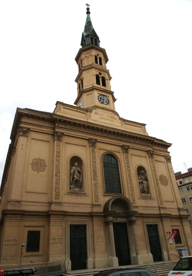 Kirche St. Johann Nepomuk: Das Medienhaus in der Praterstraße