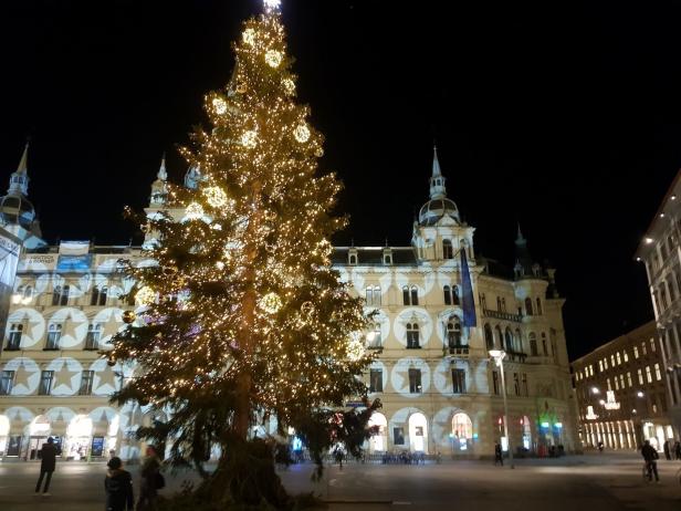 Wien darf sich über den größten Christbaum freuen