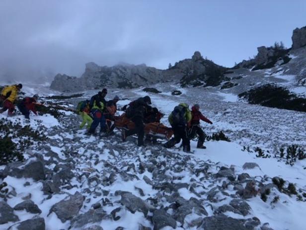 Lawine riss 40-Jährigen am Schneeberg 70 Meter mit
