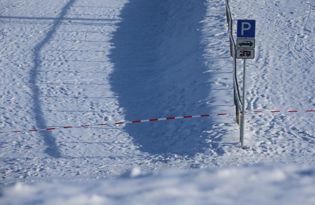 Coronavirus - geschlossenes Skigebiet im Allgäu